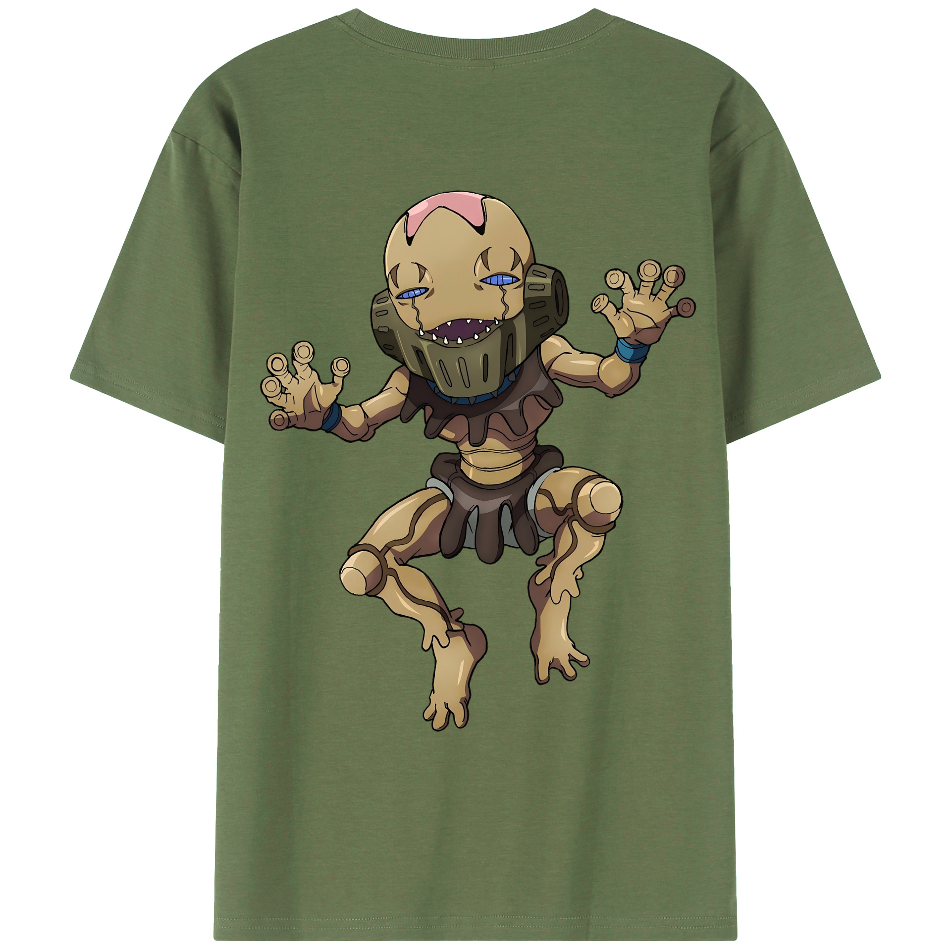 （画像用） ジョジョの奇妙な冒険 JoJo's Bizarre Adventure 綿100％ メンズ半袖Tシャツ（バックプリント） 通気性